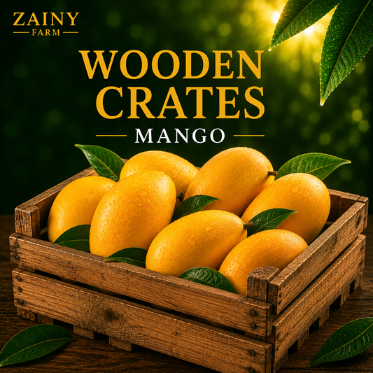 Mangoes in Traditional Wooden Crates (9.5 KG)